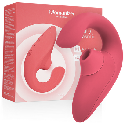 WOMANIZER - BLEND KANINVIBRATORSTIMULATOR VIBRANT ROSA