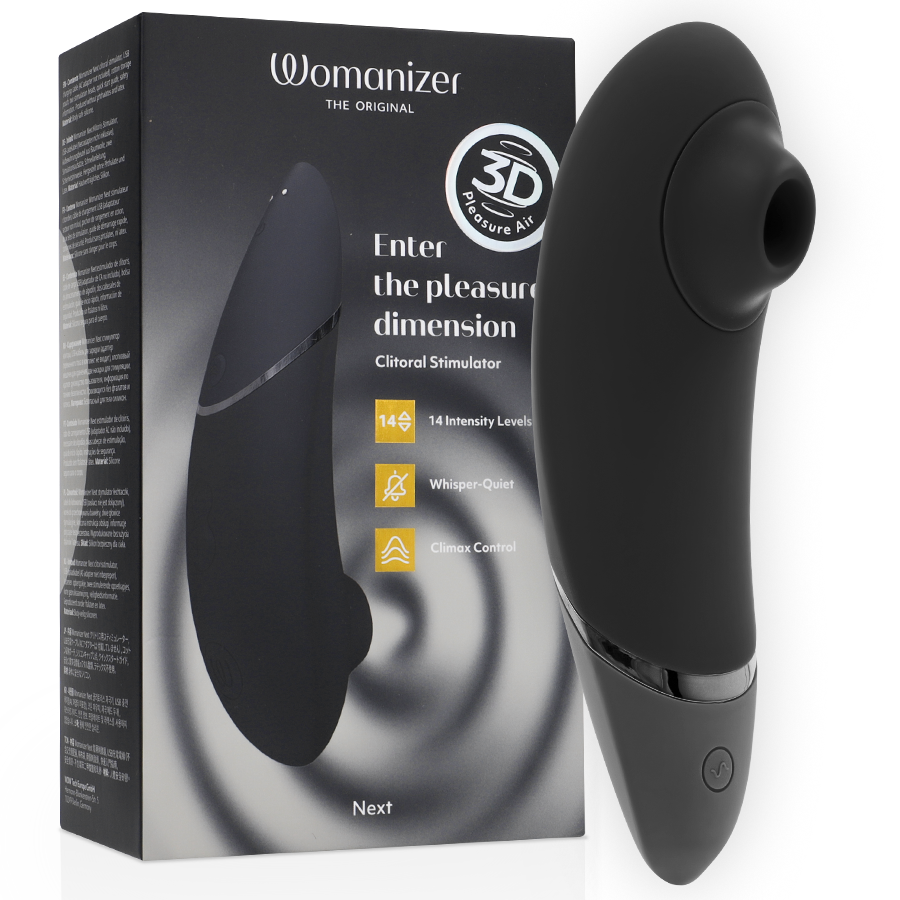 WOMANIZER - NESTE KLITORISTIMULATOR SVART