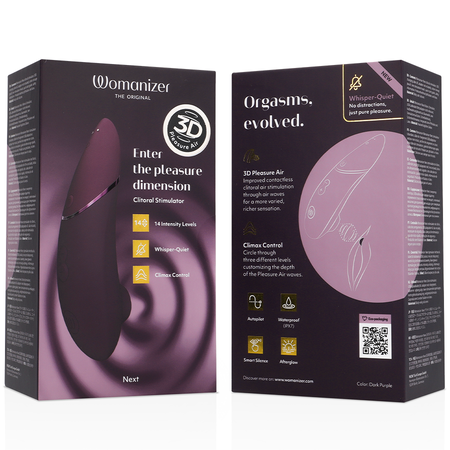 WOMANIZER - NEXT CLITORIAL STIMULATOR DARK PURPLE