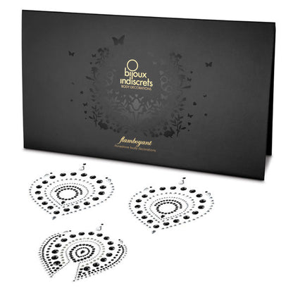 BIJOUX - INDISCRETS FLAMBOYANT SVART&amp;SØLV