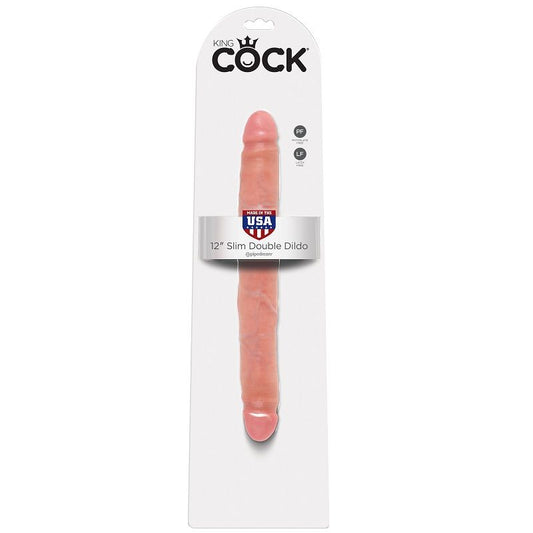 KONGEPIKK - SLIM DOBBEL DILDO 30 CM