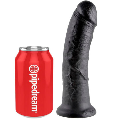 KONGEPIKK - 8 DILDOER SVART 20,3 CM