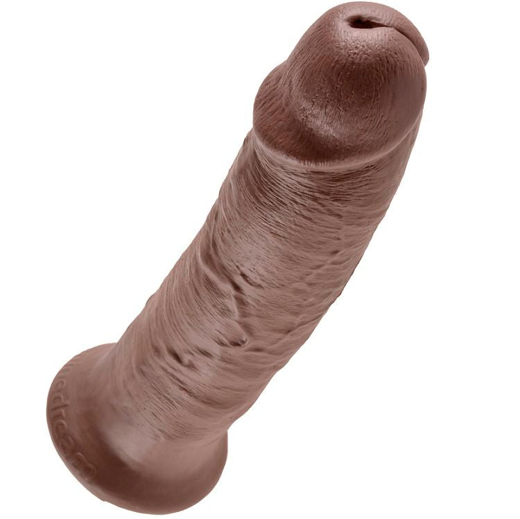 KONGEPIKK - 10 DILDOER BRUN 25,4 CM