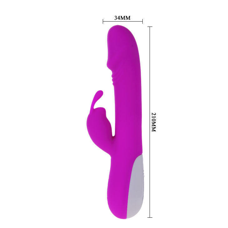 PRETTY LOVE - FLØRTING ROBERT VIBRATOR MED KLITORISSTIMULATOR