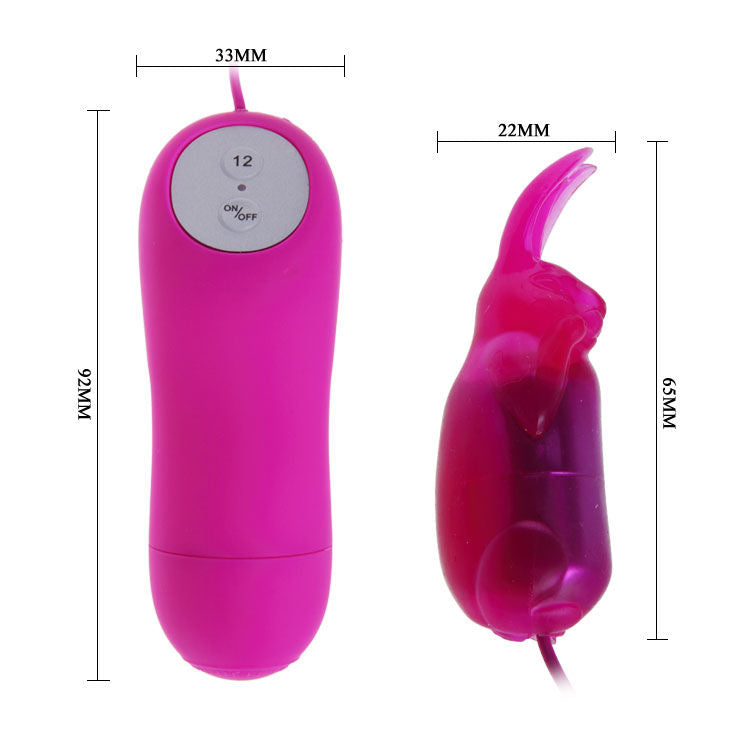BAILE - SØT HEMMELIG KANINVIBRATOR 12 HASTIGHETER