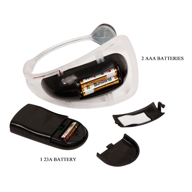 BAILE - T-SHIRT MED VIBRATOR MED LILA FJERNKONTROLL