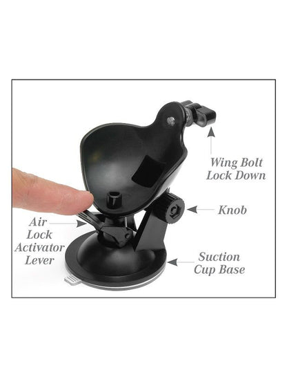 EXTREME TOYZ - PDX MEGA BATOR USB MANNLIG MATURBATOR ANO SVART