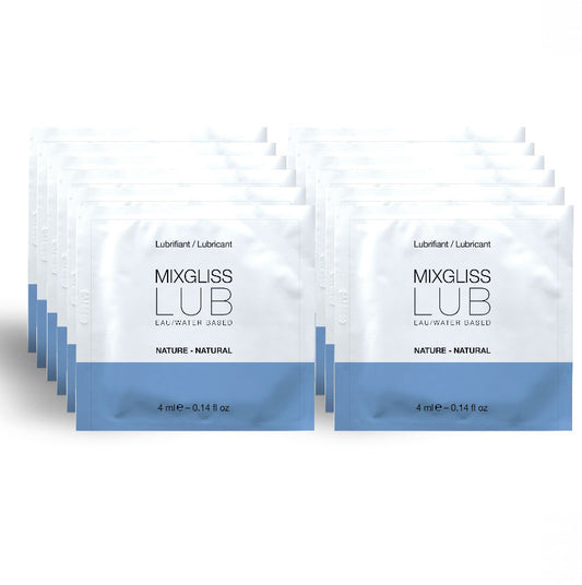 MIXGLISS - NATURLIG VANNBASERT GLIDEMIDDEL 12 ENKELTDOSER 4 ML