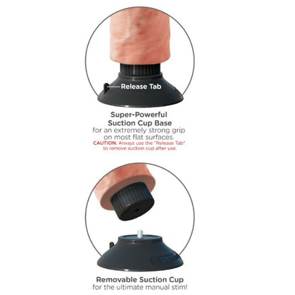 KONGEHANE - 17,78 CM VIBRERENDE HANEKJØTT