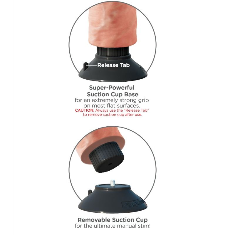 KONGEHANE - 23 CM VIBRERENDE HANEKJØTT