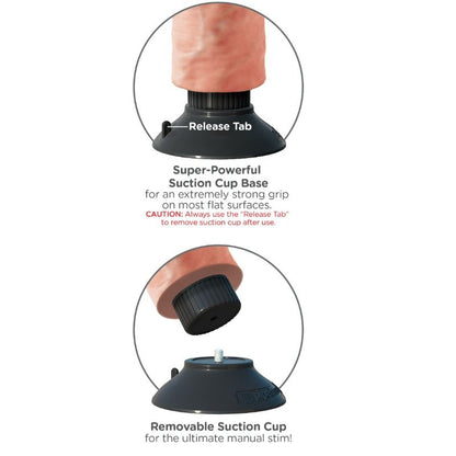 KONGEHANE - 23 CM VIBRERENDE HANEKJØTT