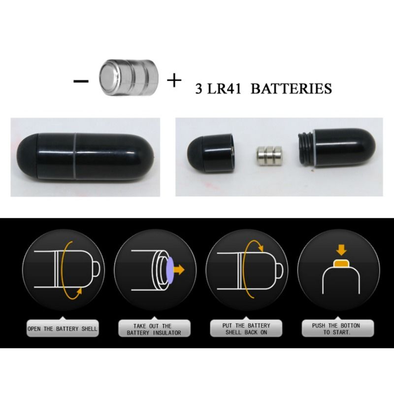 BAILE - BRAVE MAN PENISDEKSEL MED KANIN SVART 16,5 CM