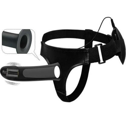 PRETTY LOVE - VITO STRAP-ON MED HULL DILDO OG VIBRASJON 17,3 CM