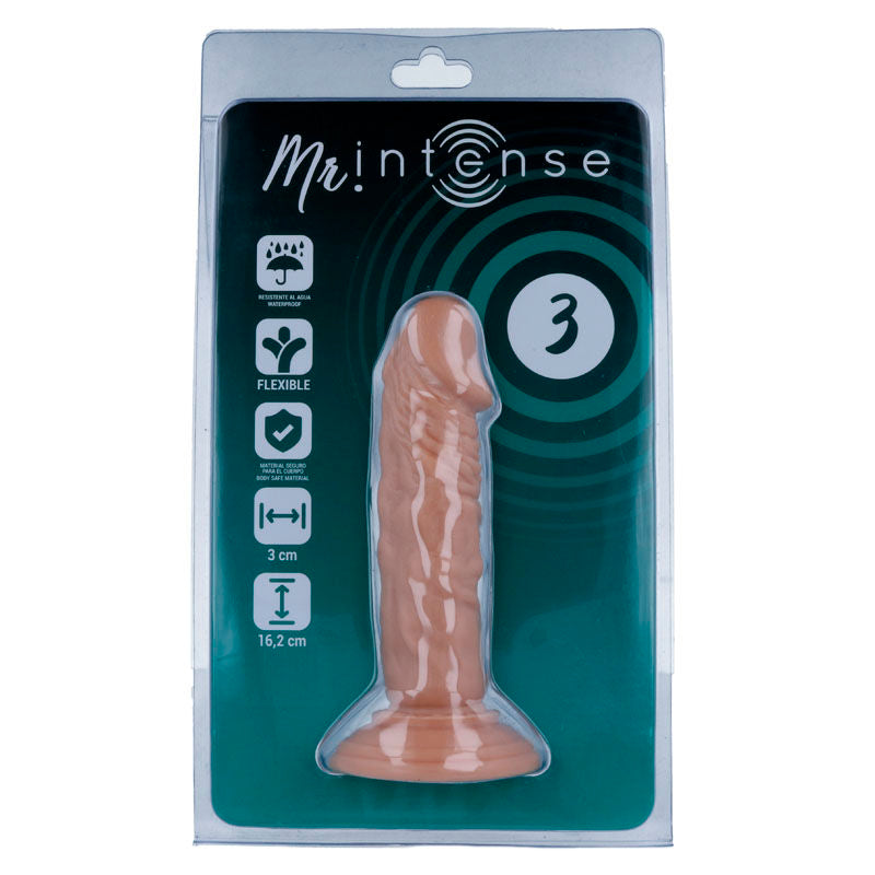 MR INTENSE - 3 REALISTISKE PIKER 16,2 CM -O- 3 CM