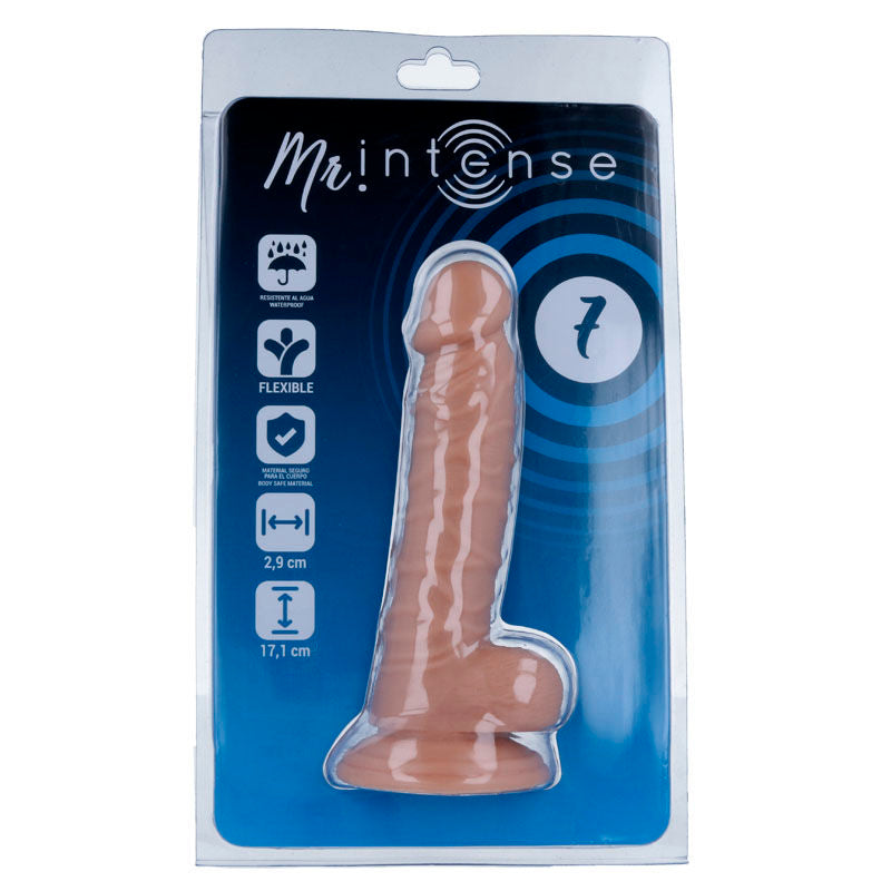 MR INTENSE - 7 REALISTISKE PIKER 17,1 CM -O- 2,9 CM