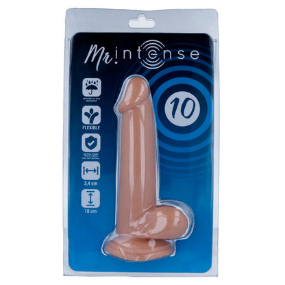 MR INTENSE - 10 REALISTISKE PIKER 18 CM -O- 3,4 CM