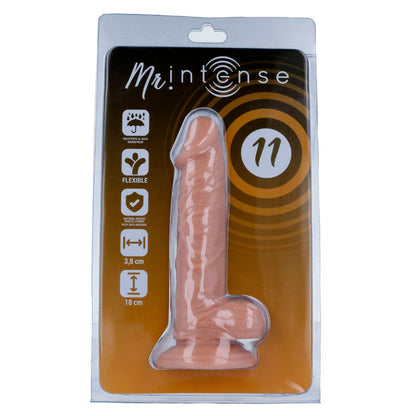 MR INTENSE - 11 REALISTISKE PIKER 18 CM -O- 3,8 CM