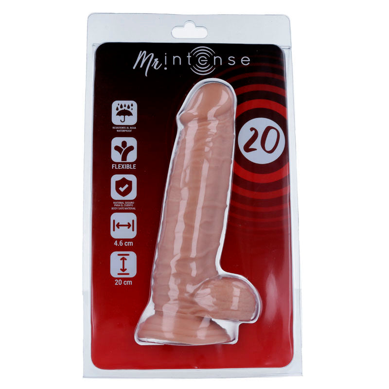 MR INTENSE - 20 REALISTISK PIKK 20 CM -O- 4,6 CM