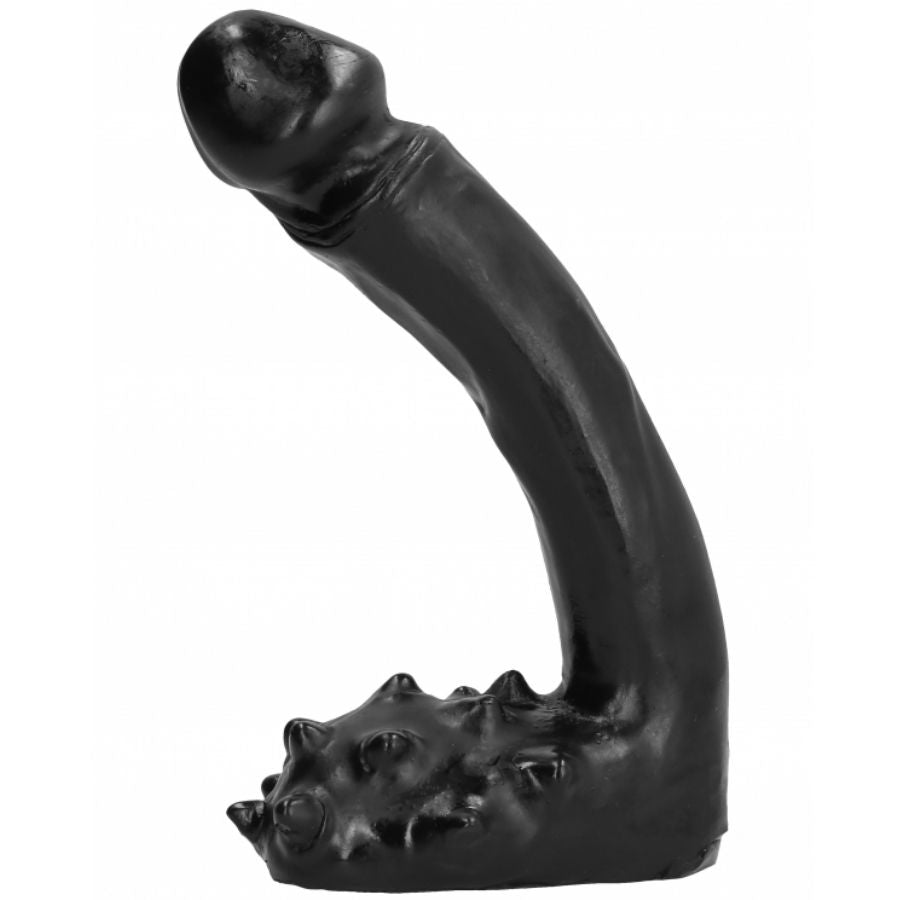 HELT SVART - REALISTISK DILDO 19 CM