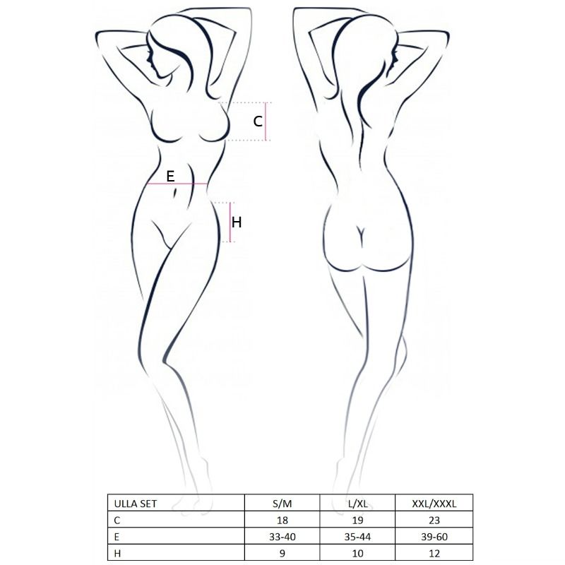 PASSION - KVINNE ULLA SETT STØRRELSE L/XL