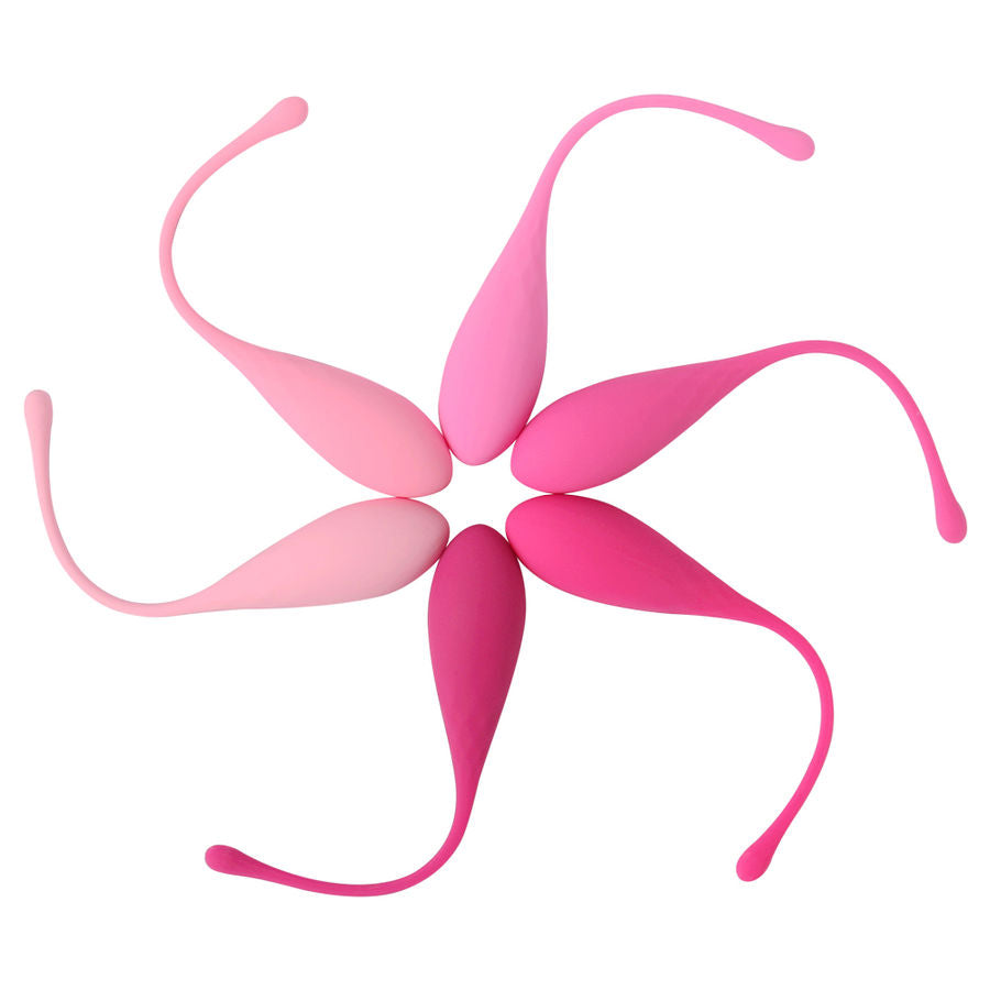 LESLIE - KEGEL FIT BEKKENMUSKELTRENINGSSETT MED 6 VEKT