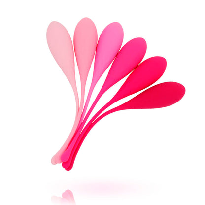 LESLIE - KEGEL FIT BEKKENMUSKELTRENINGSSETT MED 6 VEKT