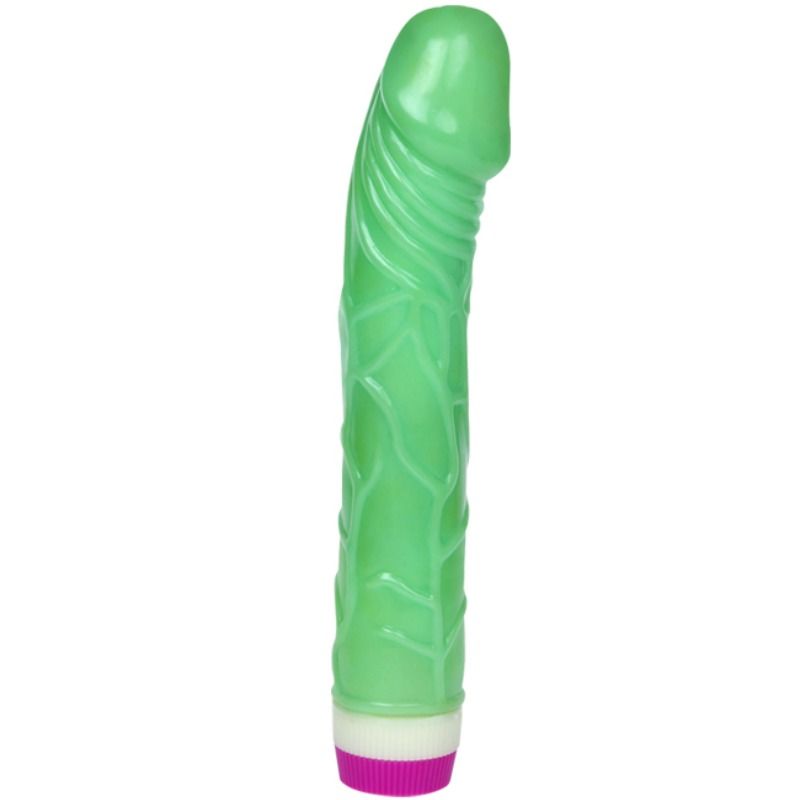 BAILE - WAVES OF PLEASURE VIBRATOR 23 CM GRØNN