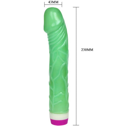 BAILE - WAVES OF PLEASURE VIBRATOR 23 CM GRØNN