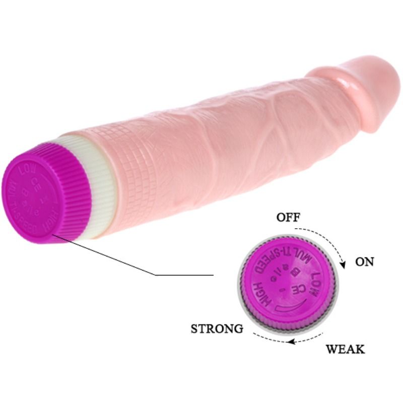 BAILE - REALISTISK VIBRATOR FOR NYBEGYNNERE 21,5 CM