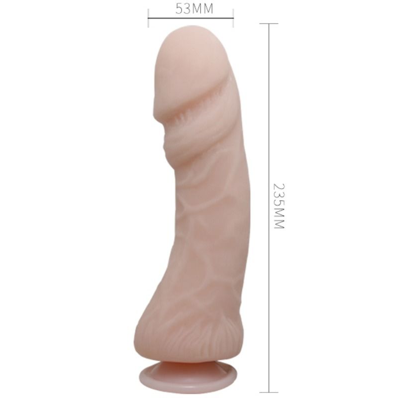 BAILE - DEN STORE PENIS-DILDOEN MED NATURLIG VIBRASJON 23,5 CM