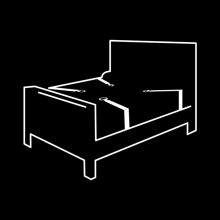 FETISK UNDERORDEN - SETT MED HÅNDJERN OG SLIP MED NOPRENFØR