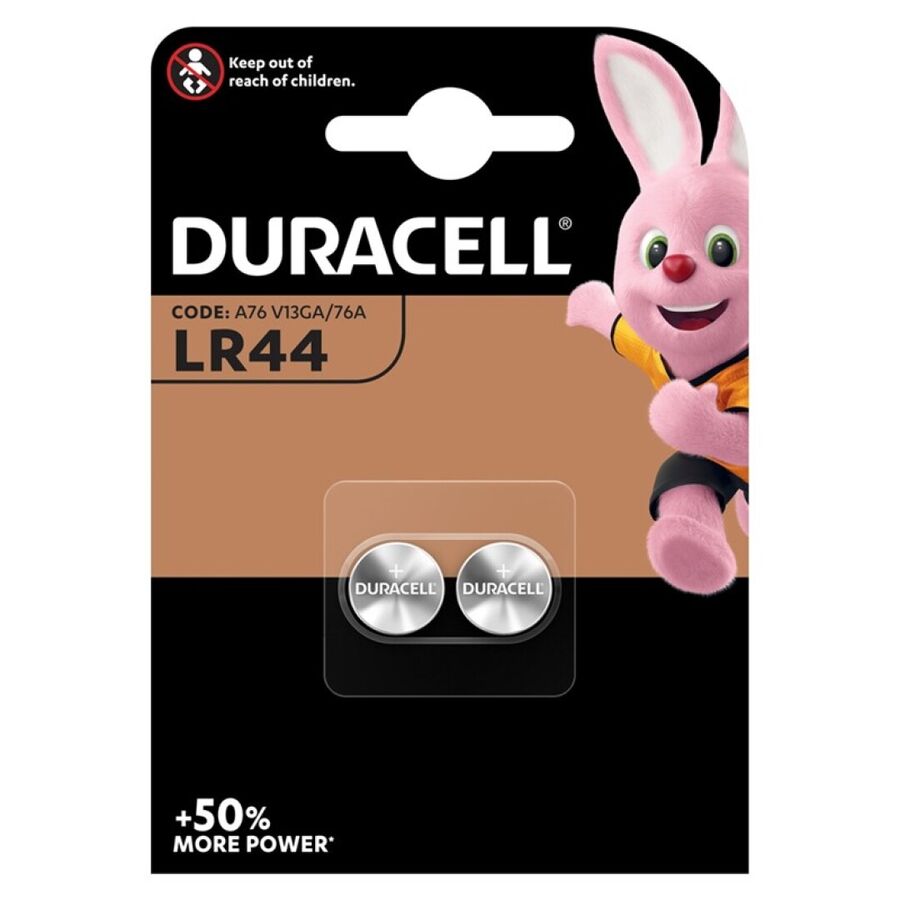 DURACELL - BATTERI LR44 1,5V 2 ENHETER
