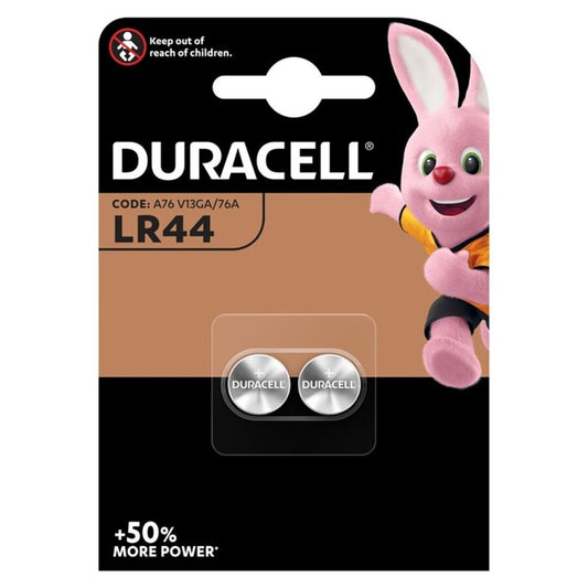DURACELL - BATTERI LR44 1,5V 2 ENHETER