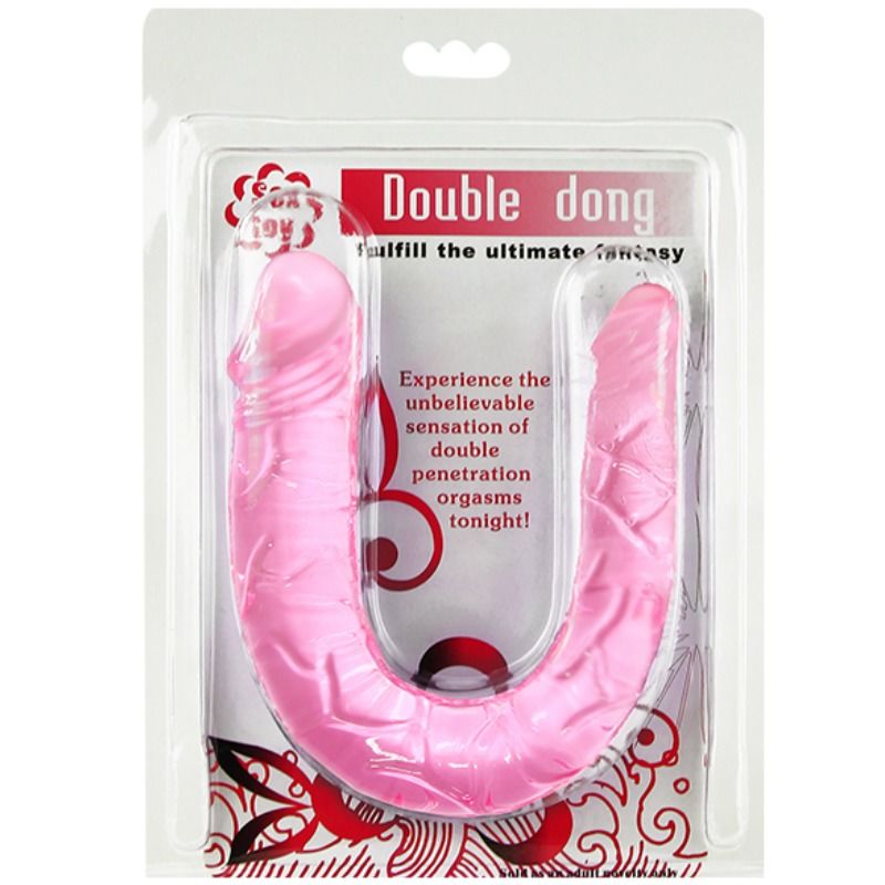 BAILE - DOBBELT DONG DOBBELT ROSA DILDO