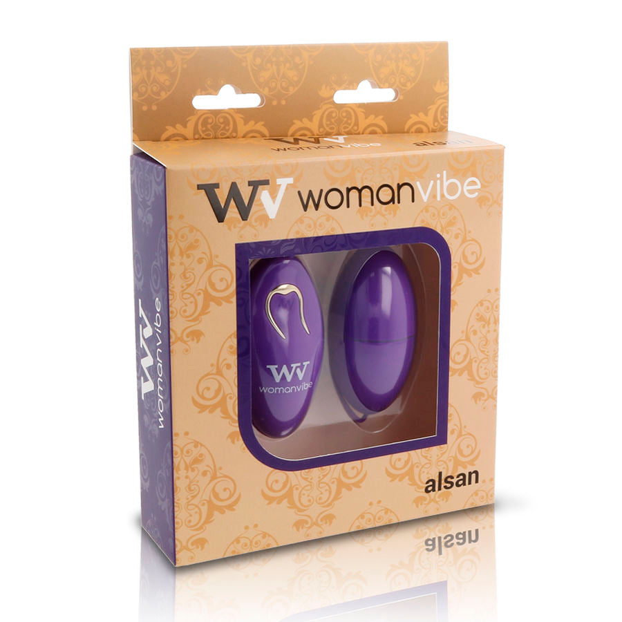 WOMANVIBE - ALSAN SILIKON FJERNKONTROLL EGG LILLA