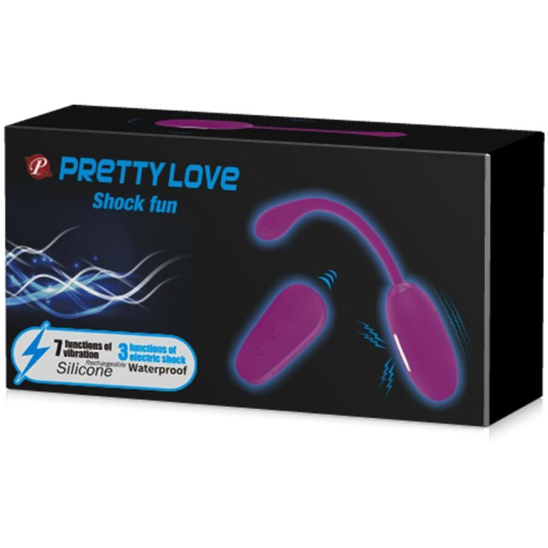 PRETTY LOVE - SHOCK MORO VIBRERENDE EGG OG ELEKTROSTØT