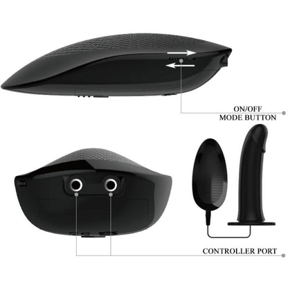 PEN KJÆRLIGHET - MARVIN STRAP-ON MED VIBRASJON OG HULL DILDO