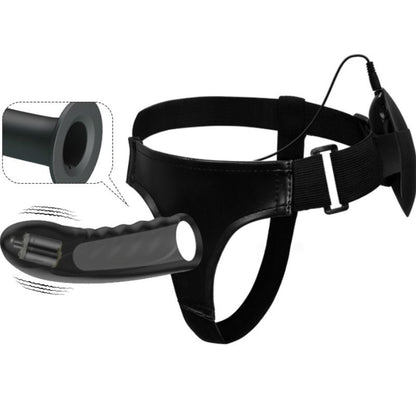 PEN KJÆRLIGHET - MARVIN STRAP-ON MED VIBRASJON OG HULL DILDO