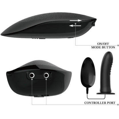 PEN KJÆRLIGHET - MYRON STRAP-ON MED VIBRASJON OG HULL DILDO