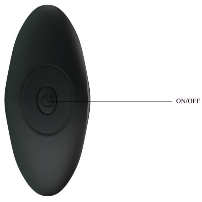 PEN KJÆRLIGHET - SVART ANALVIBRATOR