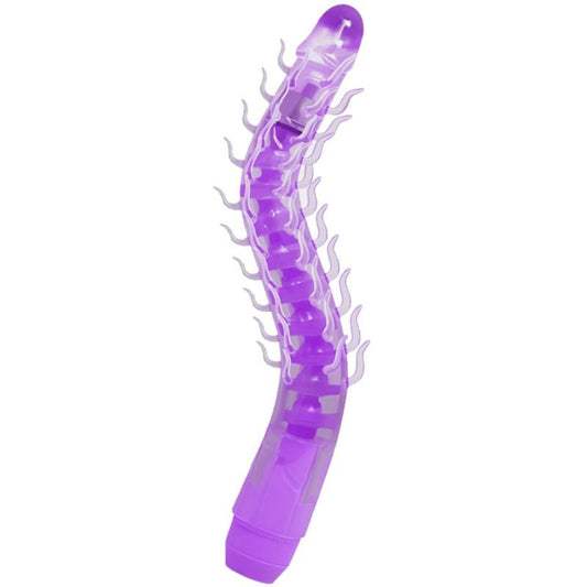 BAILE - FLEXI VIBE SENSUELL RYGGRAD BØYBAR VIBRERENDE DILDO LILA 23,5 CM