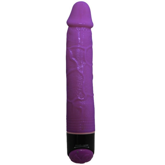 BAILE - FARGERIK SEX LILA REALISTISK VIBRATOR 23 CM