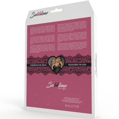 SUBBLIME - QUEEN PLUS HVIT BABYDUKK MED FRYNSER