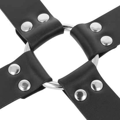 MØRKET - HÅNDJERN I SKINN FOR FØTTER OG HENDER, SVART