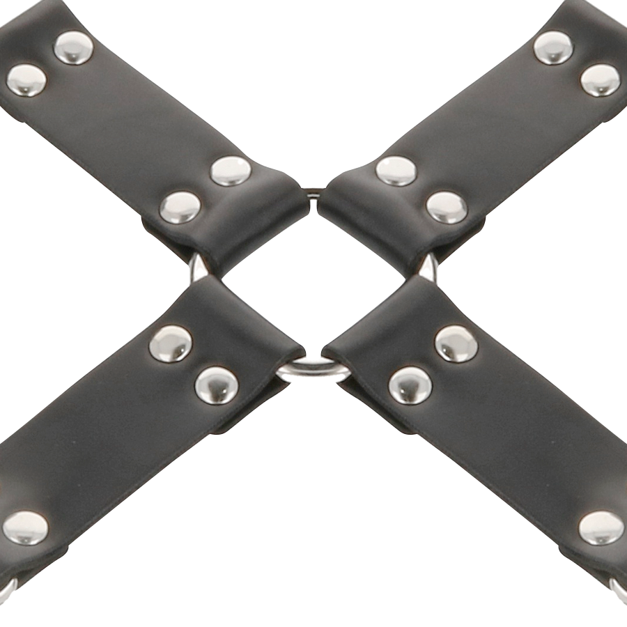 MØRKET - HÅNDJERN I SKINN FOR FØTTER OG HENDER, SVART