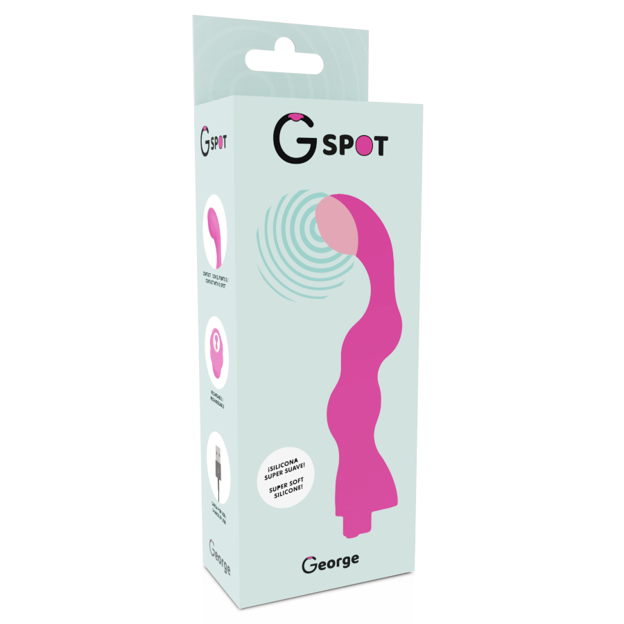 G-PUNKTEN - GEORGE G-PUNKTEN VIBRATOR TANNKJØTT ROSA
