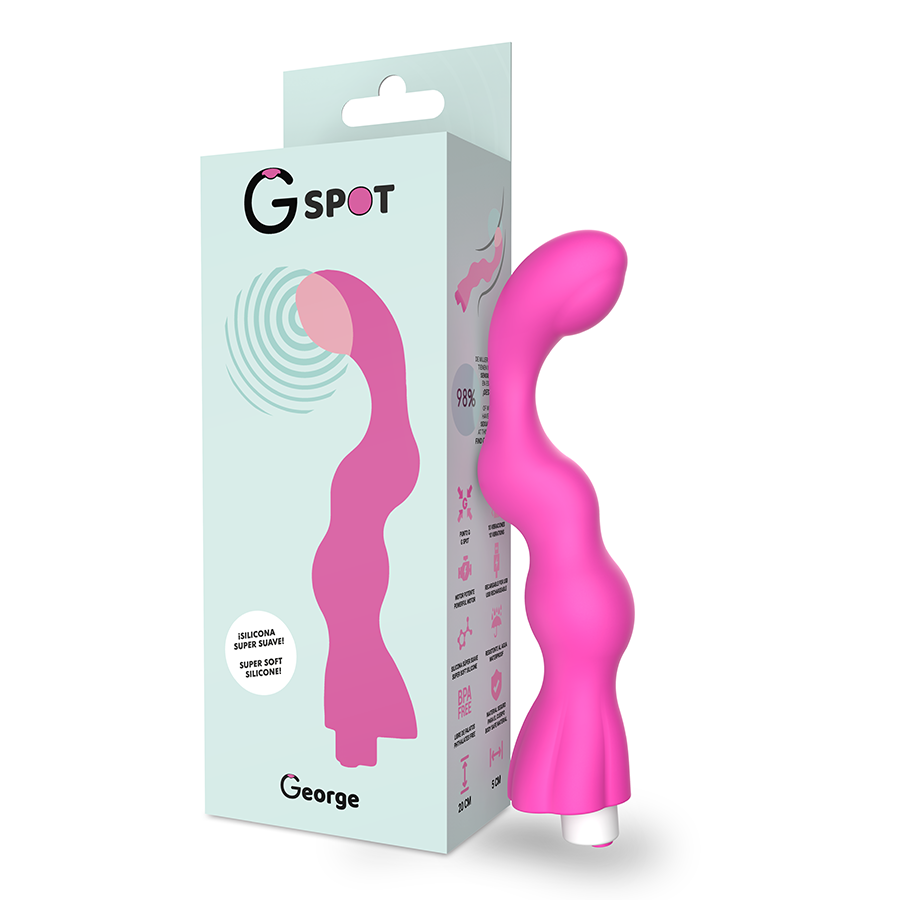 G-PUNKTEN - GEORGE G-PUNKTEN VIBRATOR TANNKJØTT ROSA