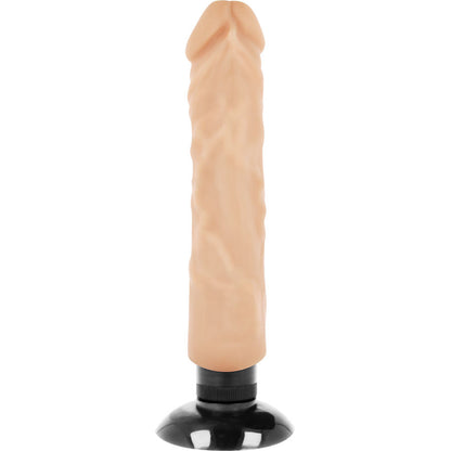 BASECOCK - REALISTISK VIBRATOR 2-1 KJØTT 20 CM -O- 4 CM