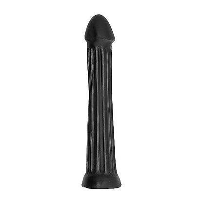 HELT SVART - DILDO-PLUGG 31 CM