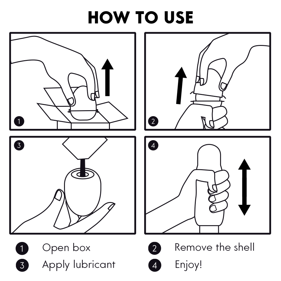 JAMYJOB - EGGMASTURBATOR RØD VERSJON DISKRET